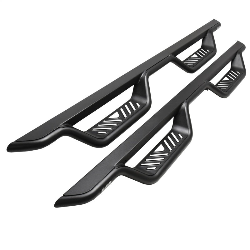 WES Nerf Bars - Outlaw - Westin 07-21 Toyota Tundra Double Cab Outlaw Nerf Step Bars - Textured Black