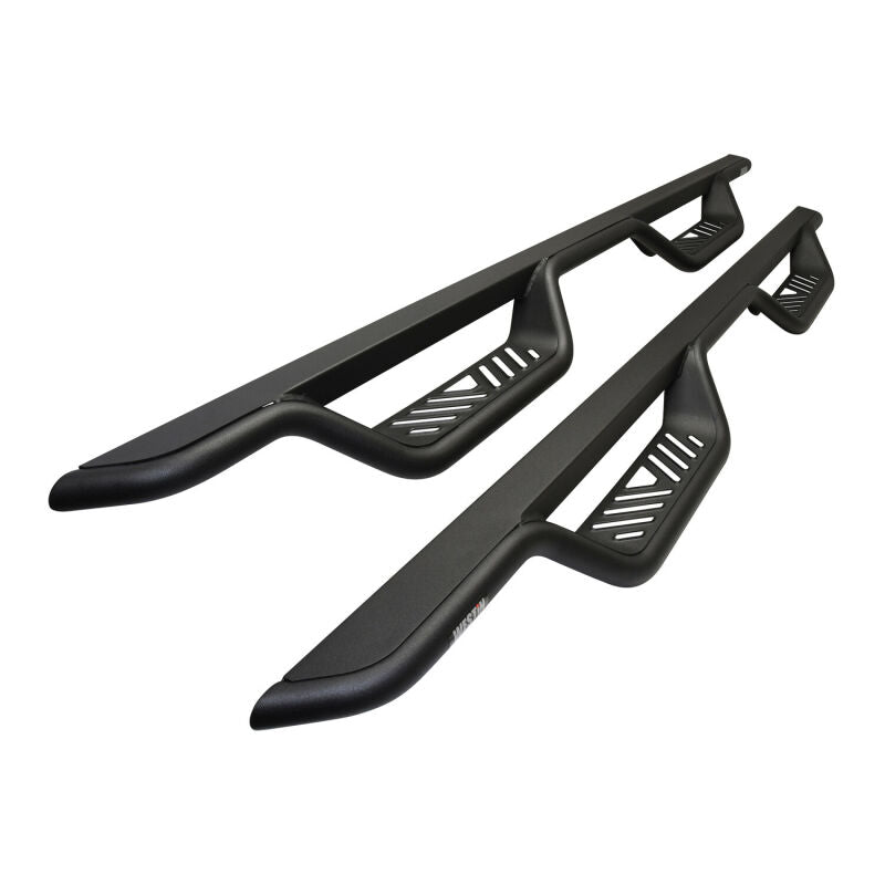 WES Nerf Bars - Outlaw - Westin 14-18 Chevrolet Silverado/GMC Sierra Crew Cab Outlaw Nerf Step Bars (Excl. Diesel) -Text. Blk