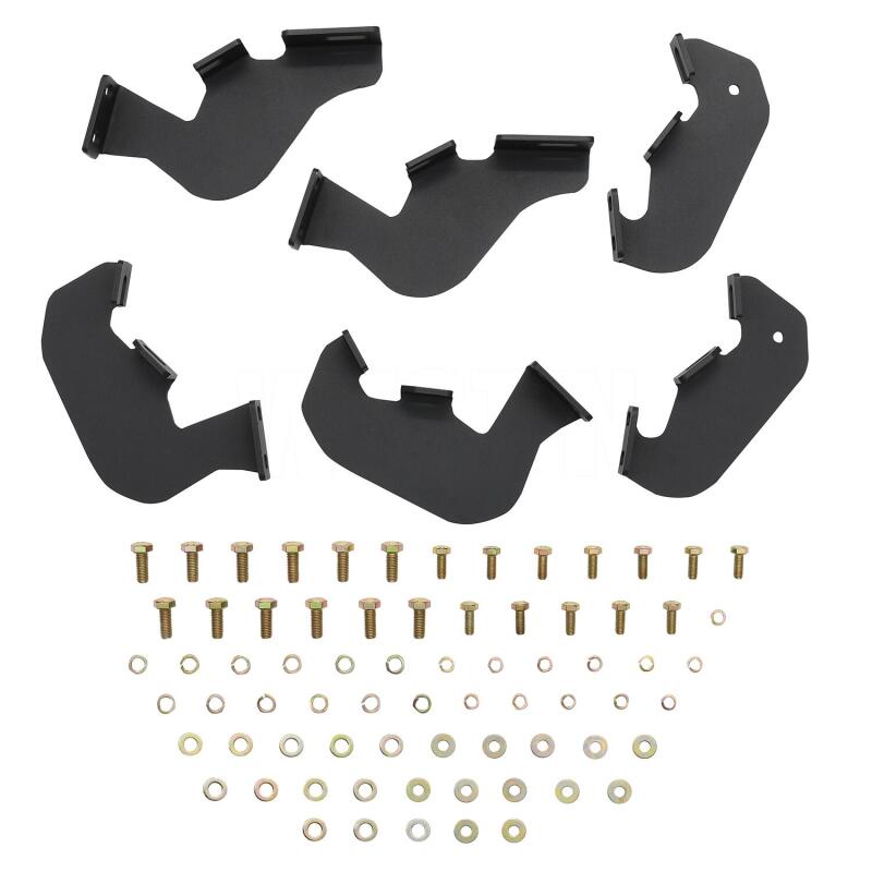 WES Nerf Bars - HDX Drop - Westin 21-22 Ford Bronco 4DR HDX Stainless Drop Nerf Step Bars - Textured Black