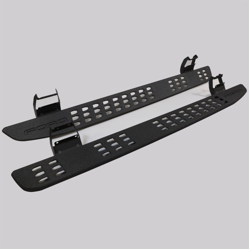 FR Side Steps - Ford Racing 15-21 Ford F-150 Crew Cab / 17-21 F-Super Duty Crew Cab Rock Slider Steps