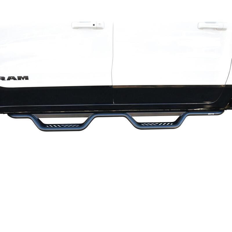 WES Nerf Bars - Outlaw - Westin 19-22 Ram 1500 Crew Cab (Excl. 19-22 Ram 1500 Classic) Outlaw Nerf Step Bars - Textured Black