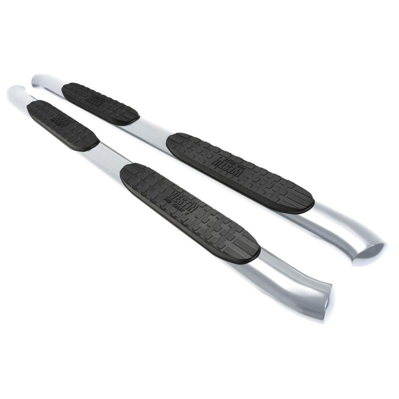 WES Nerf Bars - PRO TRAXX 4 - Westin 2022 Toyota Tundra Double Cab PRO TRAXX 4 Oval Nerf Step Bars - Stainless Steel