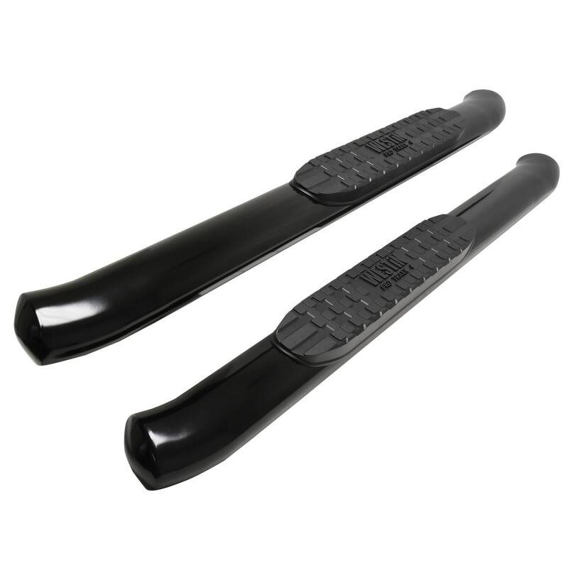 WES Nerf Bars - PRO TRAXX 4 - Westin 21-22 Ford Bronco (2-Door) PRO TRAXX 4 Oval Nerf Step Bars - Textured Black