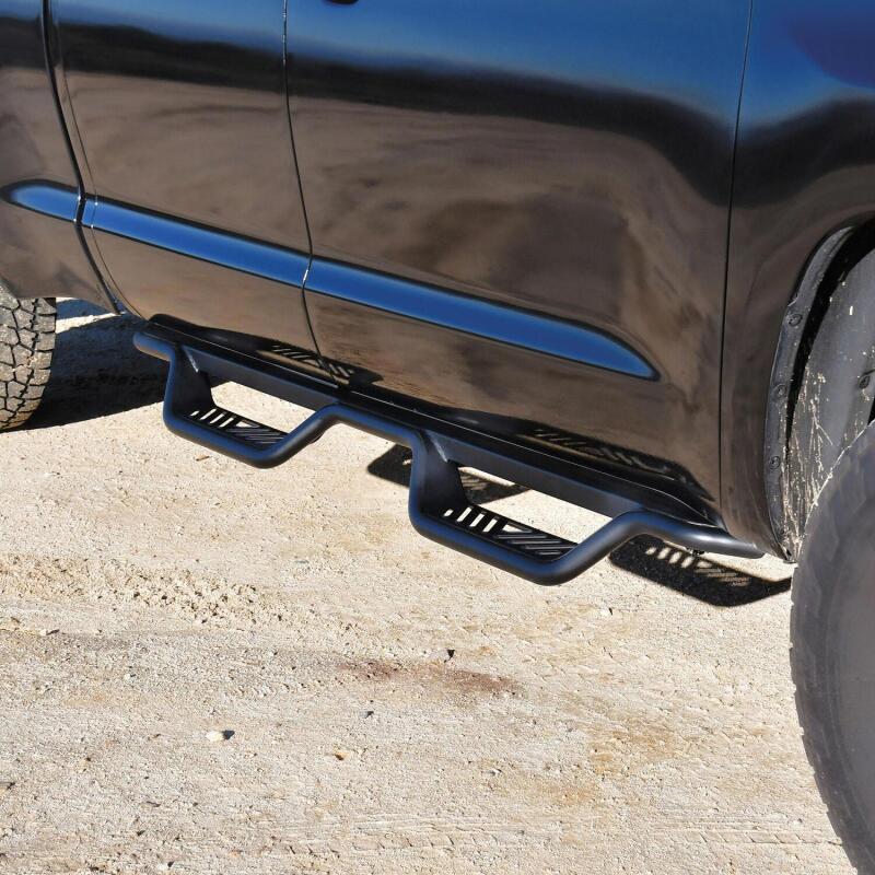 WES Nerf Bars - Outlaw - Westin 07-21 Toyota Tundra Double Cab Outlaw Nerf Step Bars - Textured Black