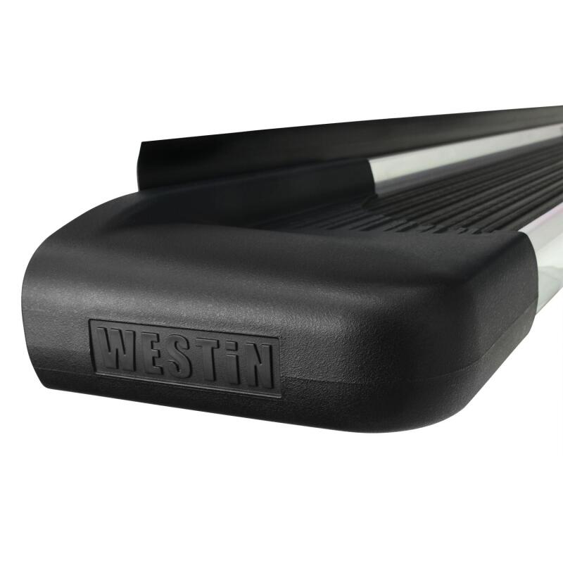 WES Running Boards - Sure-Grip - Westin SG6 Polished Aluminum Running Boards 79 in - Polished