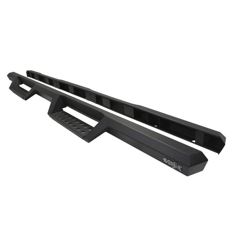 WES Nerf Bars - HDX Drop - Westin Toyota Tundra CrewMax 2022 Drop Nerf Step Bars - Textured Black