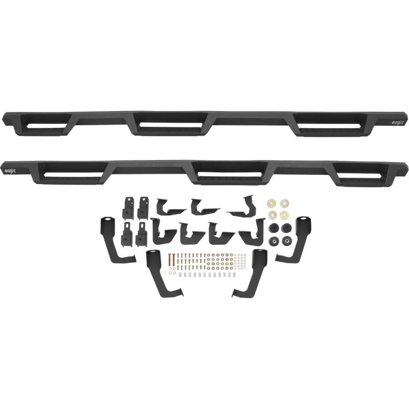 WES Nerf Bars - HDX Drop - Westin/HDX 07-18 Chevrolet Silverado (Excl. Classic) 6.5ft. Bed Drop W2W Nerf Step Bars - Tex. Blk