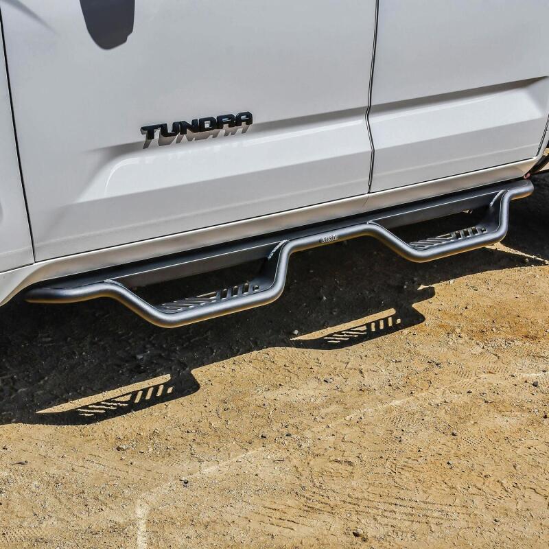 WES Nerf Bars - Outlaw - Westin 2022+ Toyota Tundra Double Cab Outlaw Nerf Step Bars - Textured Black