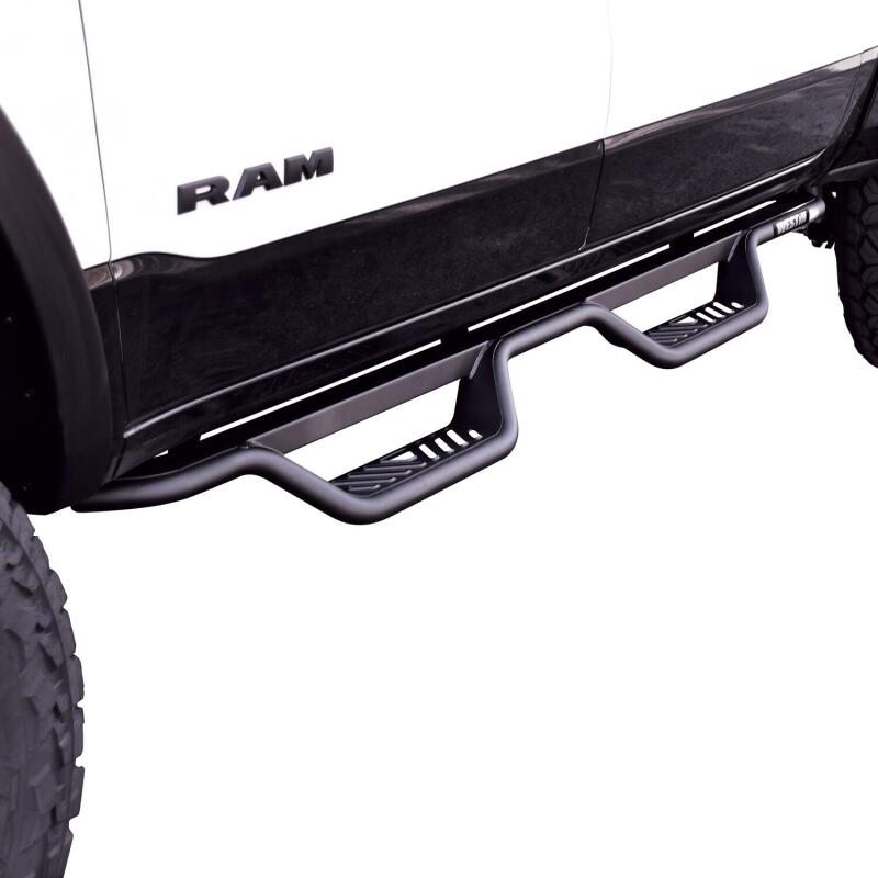 WES Nerf Bars - Outlaw - Westin 19-22 Ram 1500 Crew Cab (Excl. 19-22 Ram 1500 Classic) Outlaw Nerf Step Bars - Textured Black