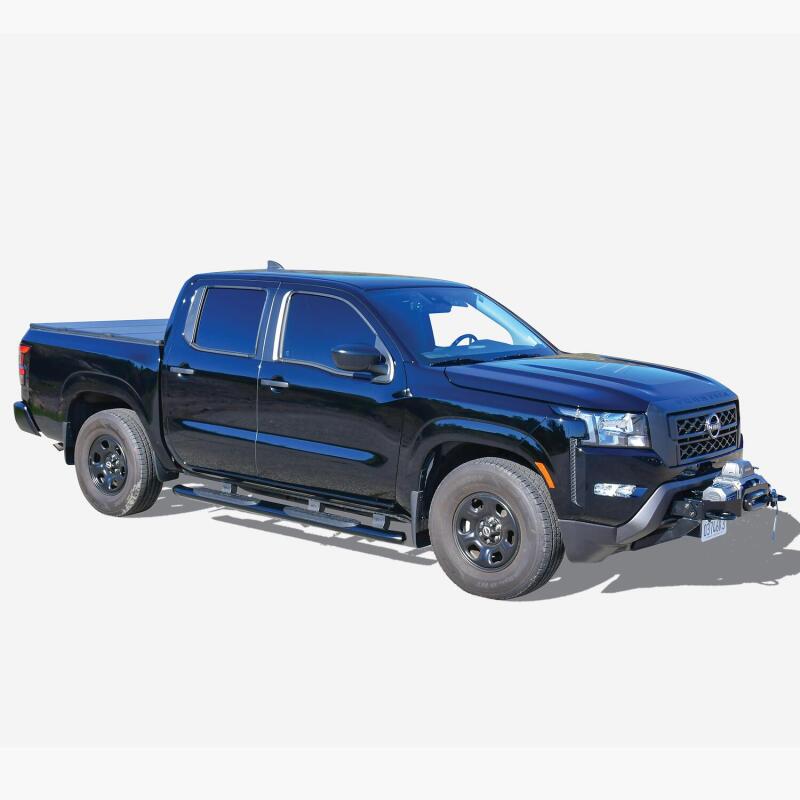 WES Nerf Bars - PRO TRAXX 4 - Westin 2022 Nissan Frontier Crew Cab PRO TRAXX 4 Oval Nerf Step Bars - Black
