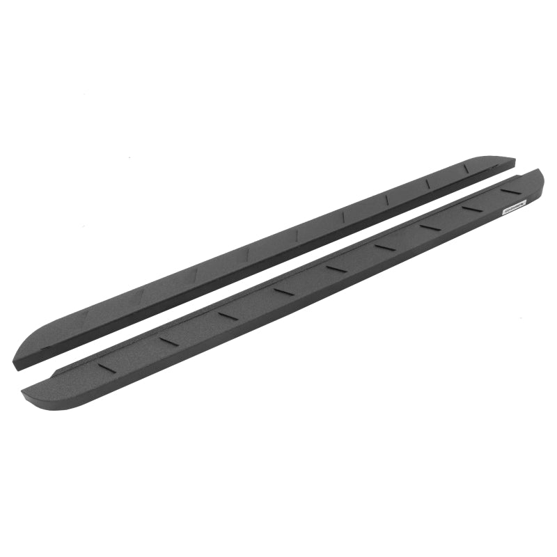 GOR RB10 Slim Running Boards - Go Rhino RB10 Slim Running Boards - Universal 68in. (Fits 2DR) - Bedliner Coating