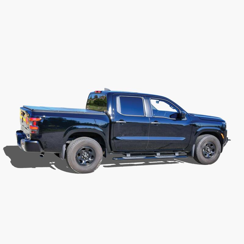 WES Nerf Bars - PRO TRAXX 4 - Westin 2022 Nissan Frontier Crew Cab PRO TRAXX 4 Oval Nerf Step Bars - Black
